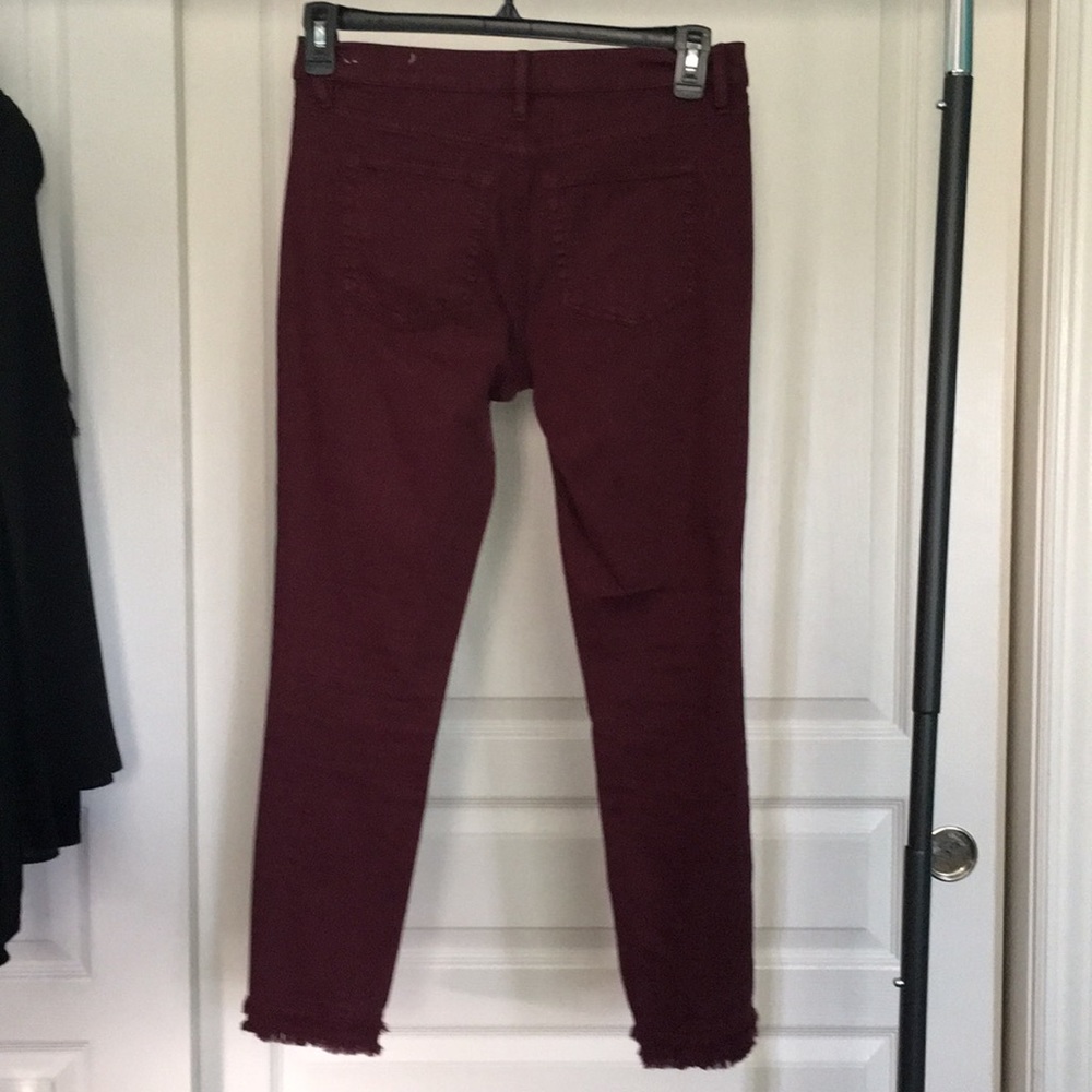 Burgundy Jeans - Picture 2 of 4